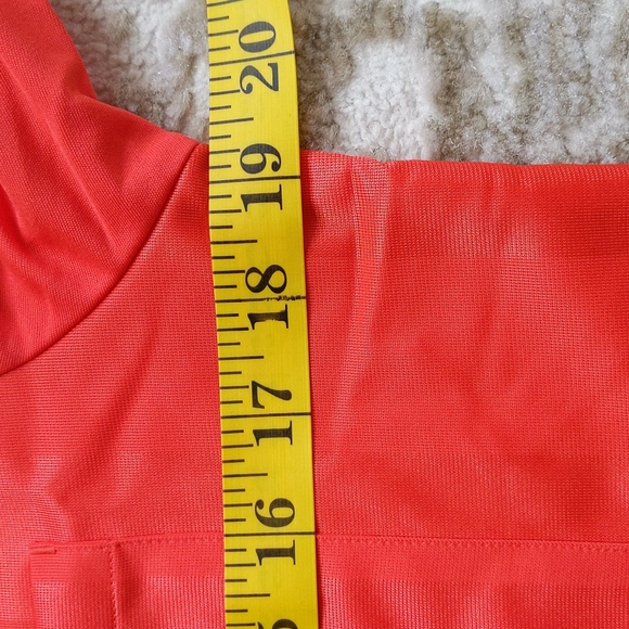 New Adidas Climalite Striped LS Jersey Small Red Orange Black - Picture 15 of 16